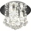 NICOLINE Plafond Bad 3L 26cm Krom/Klar IP44