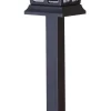 NIPPON 2-PACK Solcells-Pollare 33cm Svart