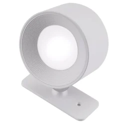 NO CABLE Vägglampa USB-Laddbar 9,5cm Mattvit