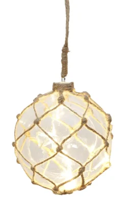 NOAH Glaskula 14cm LED Transparent