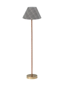 NORA Golvlampa 138cm Antikmässing