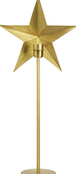 NORDIC STAR Stjärna på fot 63cm Pale Gold