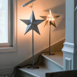 NORDIC STAR Stjärna på fot 63cm Pale Gold
