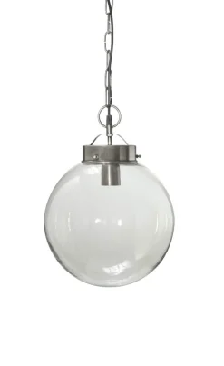 NORMANDY Taklampa 36cm Antiksilver