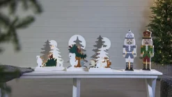 NUTCRACKER Batteridekoration 52cm Flerfärgad