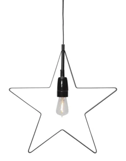 ORBIT Stjärna 33cm Svart