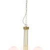 ORFEUS Takpendel 43,5cm Matt Mässing/Opalvit