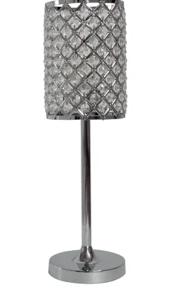 ORIVA Bordslampa Kristall K5 52cm Krom