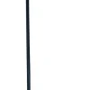 ORIVA Golvlampa Metall 140cm Svart/Krom
