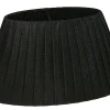 ORIVA Lampskärm Oval Organza 16,5/28cm Svart