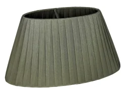 ORIVA Lampskärm Oval Organza 16,5/28cm Grå