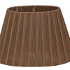 ORIVA Lampskärm Oval Organza 14/22cm Brun