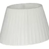 ORIVA Lampskärm Oval Organza 14/22cm Vit