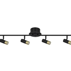 ORIVA SLIM Takspot Rak 4a Svart/Guld 85cm
