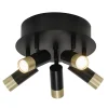 ORIVA SLIM Takspot Rund 5a Svart/Guld 27cm