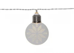 ORNAMENT Batterislinga 10LED 1,8m Transparent