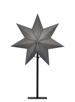 OZEN Stjärna på fot 55cm Grå