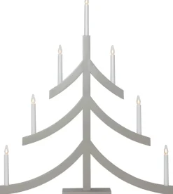 PAGOD Ljusstake 7L 79cm Elefantgrå