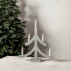 PAGOD Ljusstake 5L 47,5cm Grå
