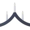 PAGOD Ljusstake 5L 27cm Grafit