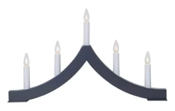 PAGOD Ljusstake 5L 27cm Grafit