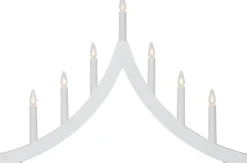 PAGOD Ljusstake 7L 40cm Vit