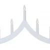 PAGOD Ljusstake 5L 27cm Vit