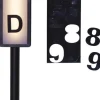 PATHY Solcells-pollare 73cm Svart