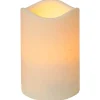 PAUL LED-Blockljus 11,5cm LED Beige