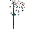 PEACOCK Solcellsdekoration 80cm Flerfärgad IP44
