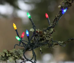 P-LED Ljusslinga Utomhus 16m 80LED IP44 Flerfärgad Grön