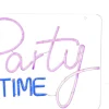 PLEXY Inomhusdekoration 40cm Party Rosa/Transparent
