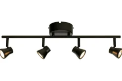 PLUTO Takspot Rak 4L Dimbar 60cm Svart