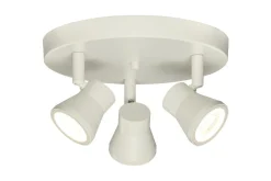 PLUTO Takspot Rund 3L Dimbar 20cm Vit