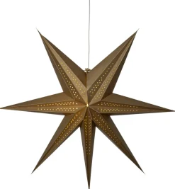POINT Pappersstjärna 60cm Guld