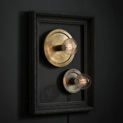 POINT Tak/Vägglampa 20cm Råmässing