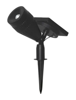 POWERSPOT Solcells-spotlight 15cm Svart IP44