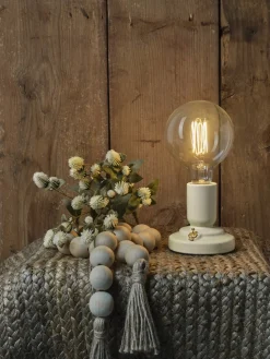 RETRO Lampfot E27 12cm Röd