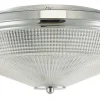 RETRO Plafond 44cm Krom