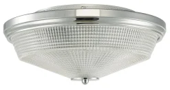 RETRO Plafond 44cm Krom