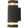 RIBB Vägglampa Ute 31cm Svart IP44
