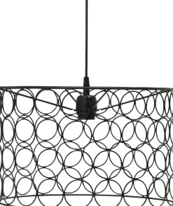 RING Taklampa 40cm Mattsvart