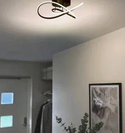 ROLLER Plafond LED 50cm Svart