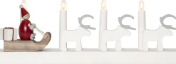 RUDOLF Ljusstake 4L 43cm Vit