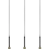 SADDLE Taklampa 3L 68cm Mässing/Svart