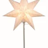 Sensy Stjärna på fot 55cm Vit