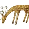 SEQUINI REN Utedekoration 55cm 96LED IP44 Guld