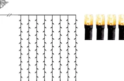 SERIE LED Ljusgardin 80LED 130cm Extra varmvit IP44