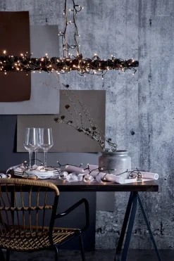 SERIE LED Ljusslinga Crispy Ice White 360L 25,2m Svart