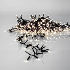 SERIE LED Ljusslinga Crispy Ice White 540L 10,8m Svart